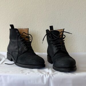 RARE Taft Dragon Boot Black Men's Lace-Up Boots 8
